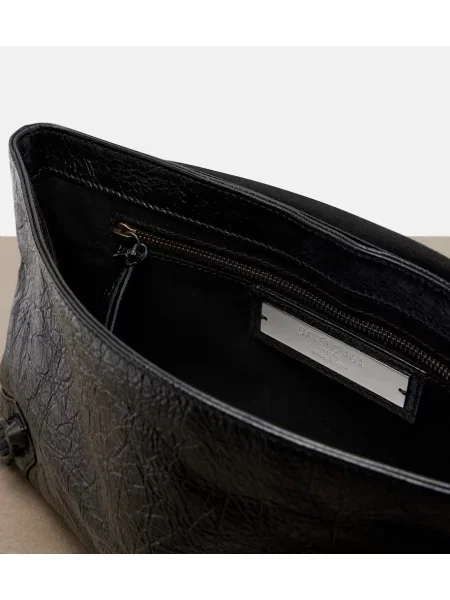 Geantă plic Balenciaga din piele negru