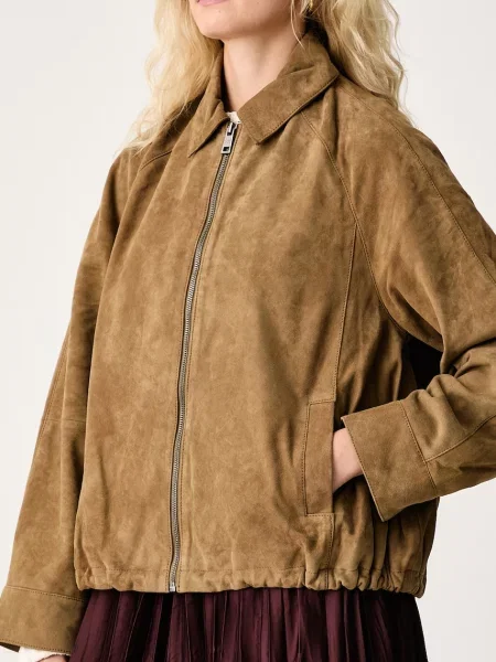 Pedro del Hierro куртка замшева