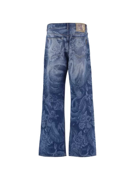 Blugi Just Cavalli cu imagine albastru