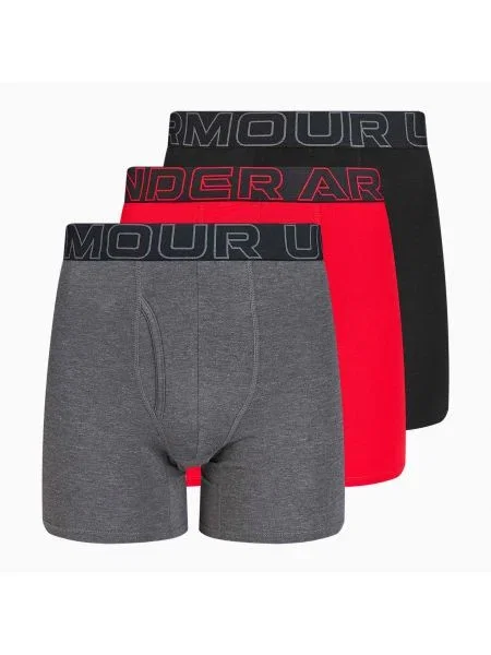 Мъжки слипове Under Armour Perf Cotton 6 3 бр. въглеродно черно/галактическо черно
