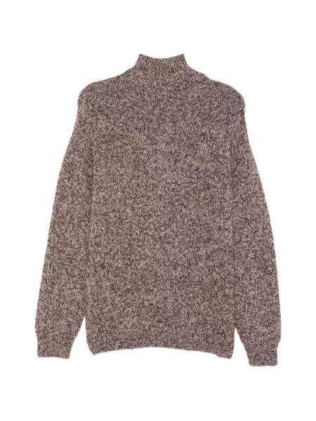 Cardigan Arovescio tricotate maro