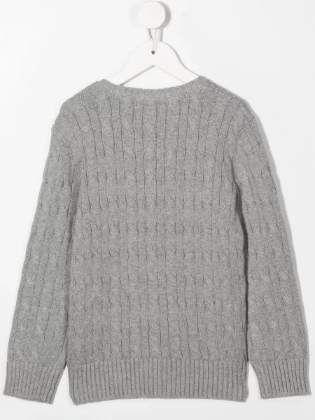 Sweter dziecięcy Polo Ralph Lauren szary
