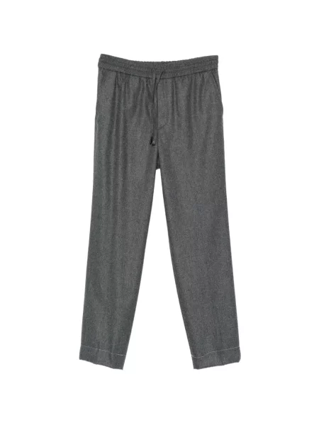 Pantaloni Brioni cu cordon gri