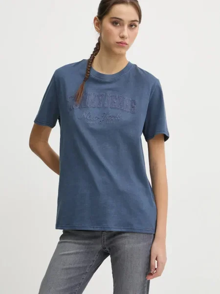 Tommy Jeans t-shirt niebieski