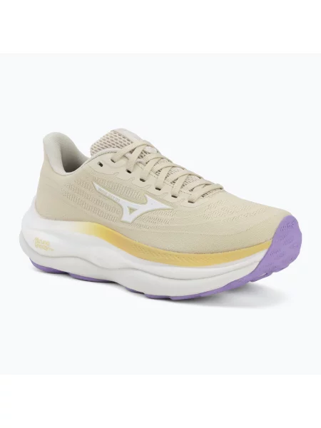 Încălțăminte de alergare pentru femei Mizuno Wave Sky 9 summer sand/white/ curds&whey alb