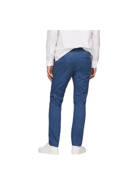 Nohavice Tommy Hilfiger modrá