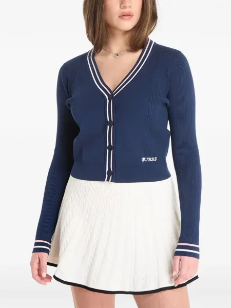 Cardigan Guess cu dungi albastru
