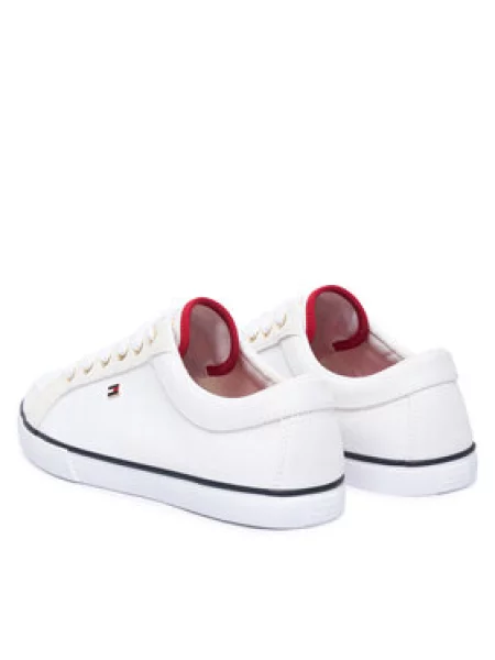 TOMMY HILFIGER Nízke tenisky biela