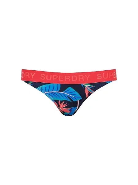 Bikini Superdry cu autograf albastru