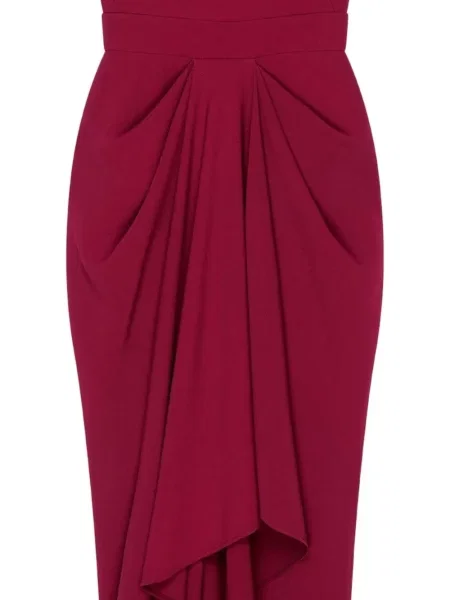 Rochie midi Givenchy plic roșu