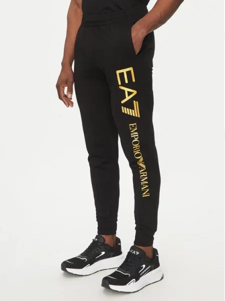 Emporio Armani Teplákové kalhoty černá