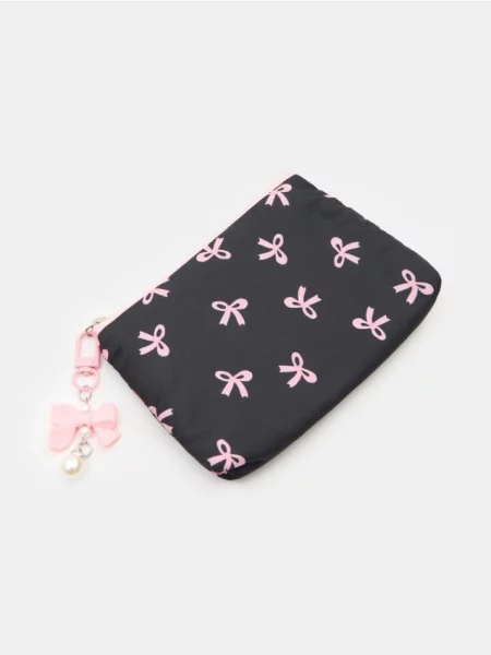 Сумочка Sinsay с принтом черная