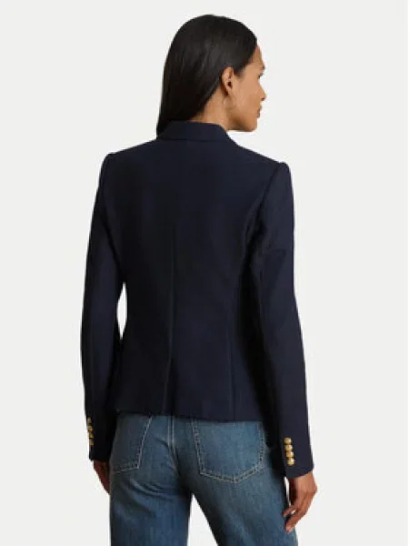 Pleten blazer Lauren Ralph Lauren modra