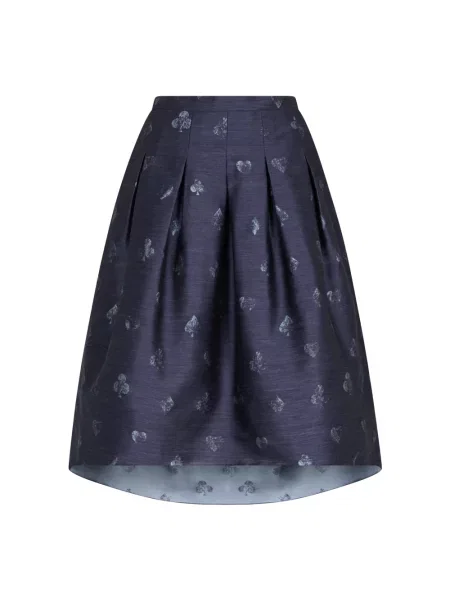 Spódnica midi Emporio Armani niebieska