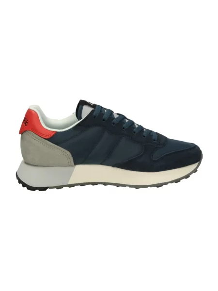 Sneakersy Sun68 skórzane niebieskie