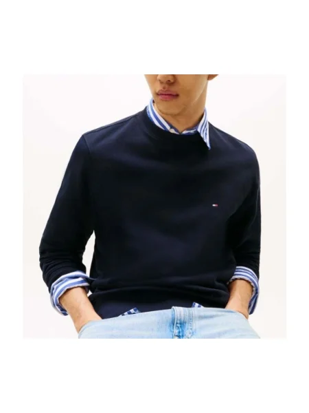 Mikina Tommy Hilfiger modrá