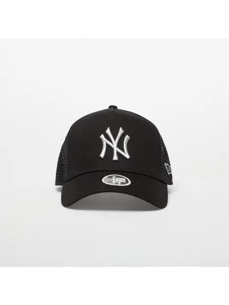 New Era New York Yankees Trucker Metallic Cap Black Universal negru