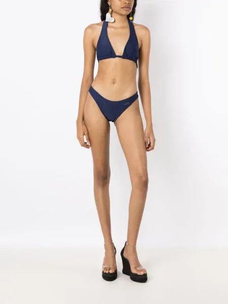 Bikinis Amir Slama apynasris kaklas mėlyna