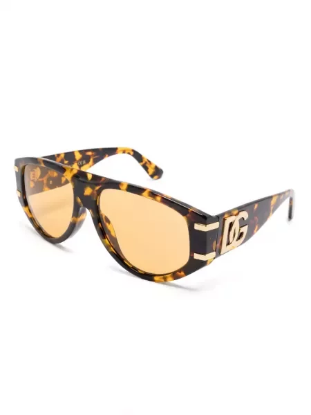 Ochelari de soare aviator Dolce & Gabbana Eyewear maro