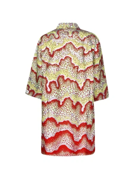С яка блуза Vlisco Dialogues червено