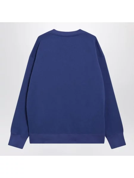 Bluza sportowa Valentino Garavani z nadrukiem niebieska