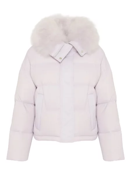 Geacă cu puf Yves Salomon violet