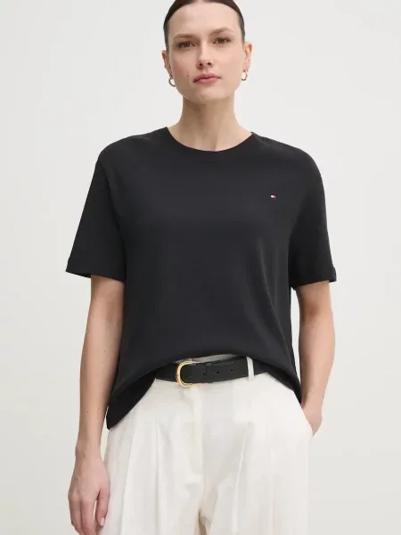 Тениска Tommy Hilfiger черно