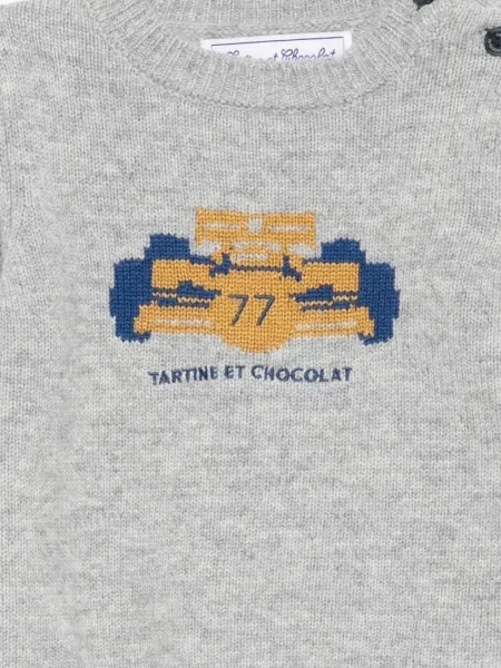 Sweter dziecięcy Tartine Et Chocolat szary