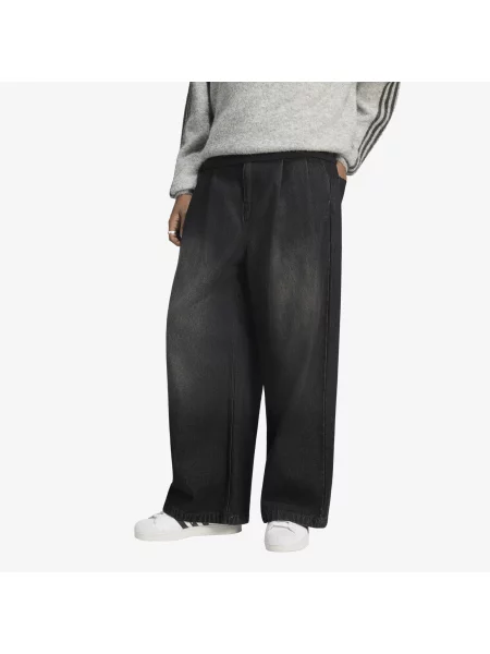 Adidas Blugi Jeans Mid-Rise negru