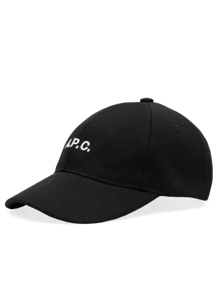 Czapka z daszkiem A.p.c. czarna