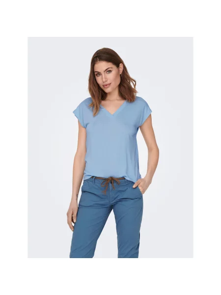 ONLY Футболка Free Regular Fit блакитний