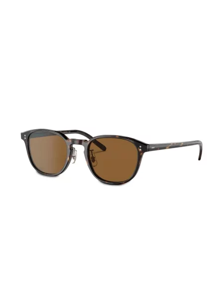 Saulės akiniai Oliver Peoples žalia