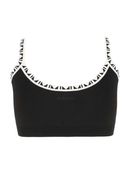 Stanik sportowy Versace czarny
