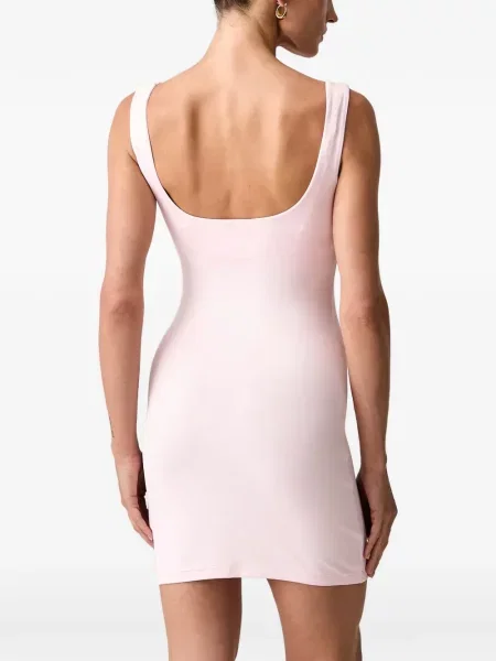 Rochie mini Guess cu autograf roz