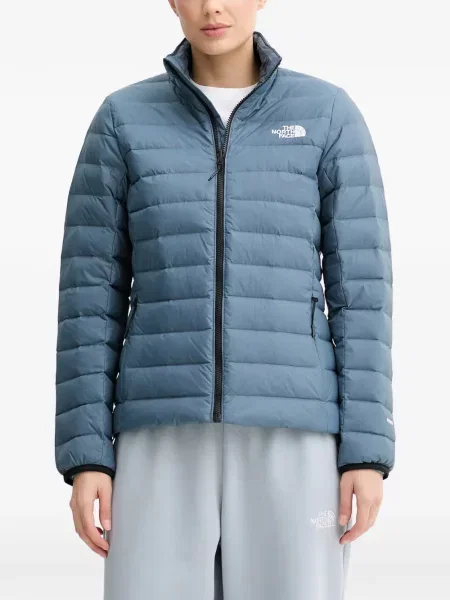 Matlasat geacă cu puf The North Face clasică gri