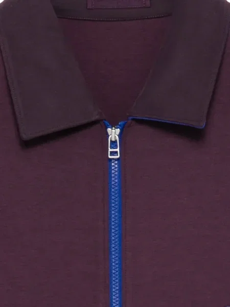 Geacă Croquis cu broderie violet