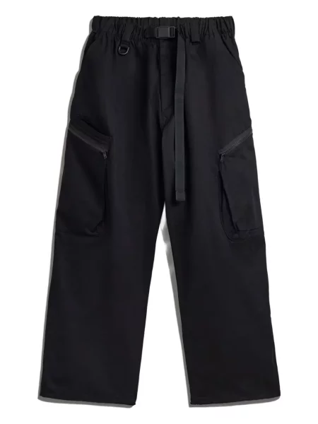 Pantaloni cargo Y-3 plisate negru