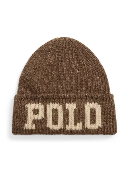 Polo Ralph Lauren Căciulă crem / amestecat maro
