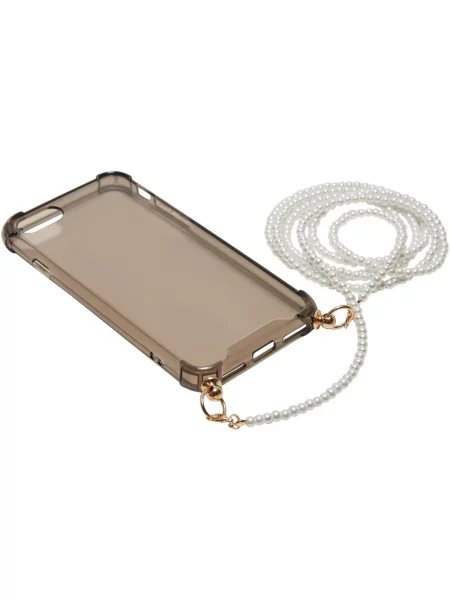 Ogrlica Urban Classics Accessoires z perlami rjava