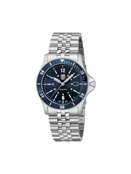 Lniany zegarek Luminox niebieski