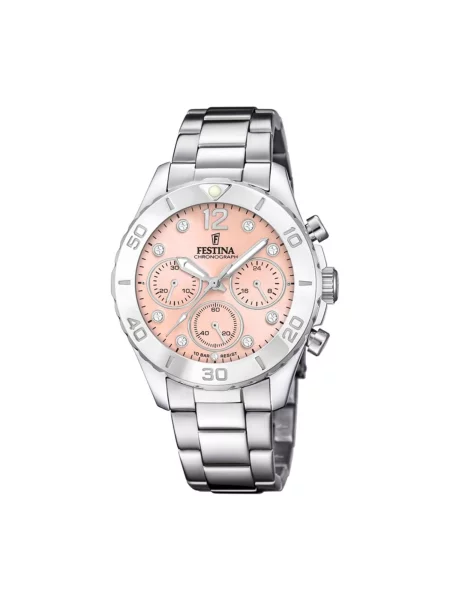 FESTINA Analogové hodinky Chronograph Boyfriend' pink