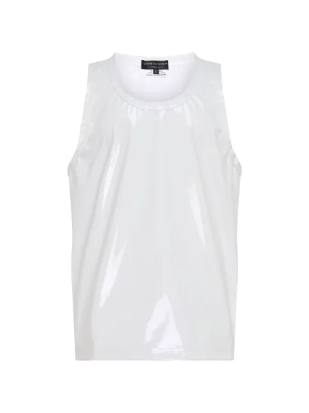 Tricou Comme Des Garcons Homme Plus fără mâneci alb