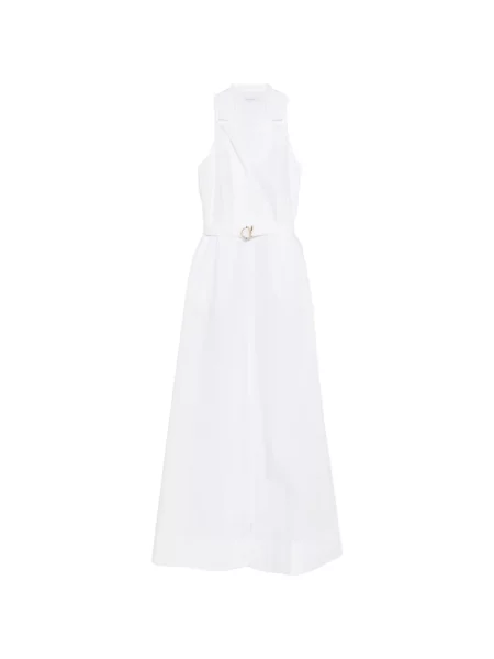 Sukienka maxi Patrizia Pepe biała