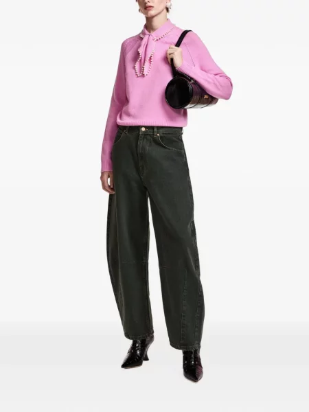 Pulover Essentiel Antwerp cu perle roz