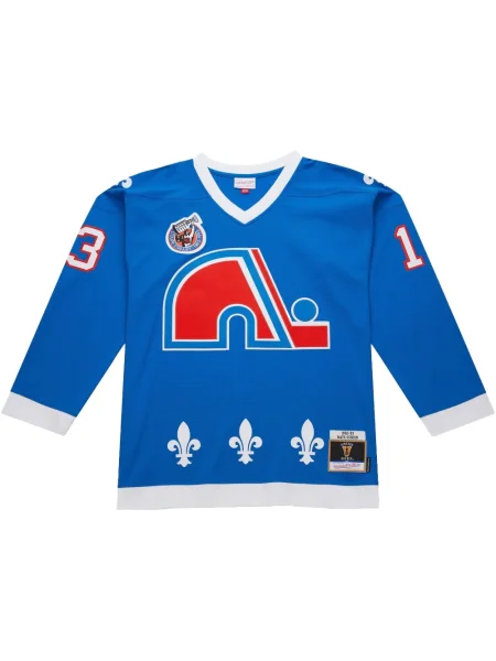Cămașă Mitchell & Ness din jerseu albastru