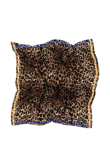 Fular Bimba Y Lola cu imagine cu model leopard maro