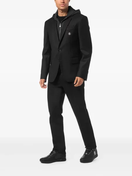 Sacou Billionaire cu glugă negru