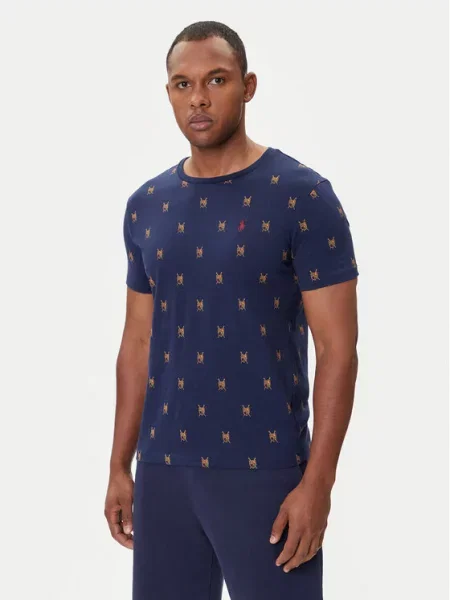 Polo Ralph Lauren Marškinėliai Tamsiai Custom mėlyna