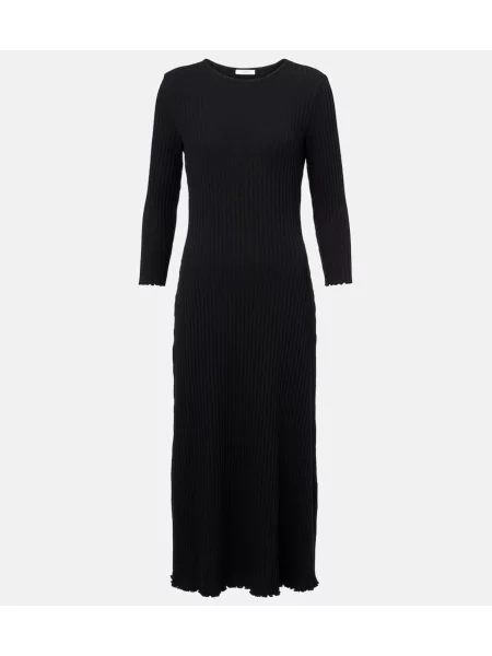 Rochie maxi Vince tricotate de costum negru