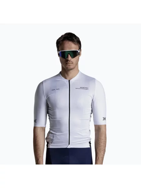 Tricou de ciclism pentru bărbați X-Bionic Corefusion Aero Jersey off white alb